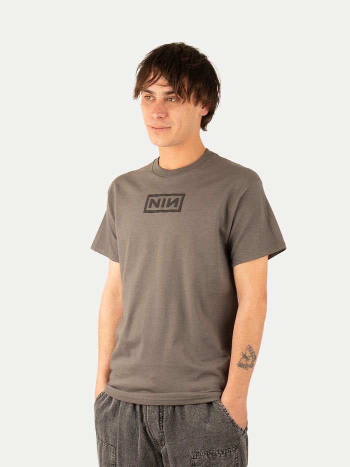 Nine Inch Nails - High Density Logo T-Shirt | Charcoal-Image 2