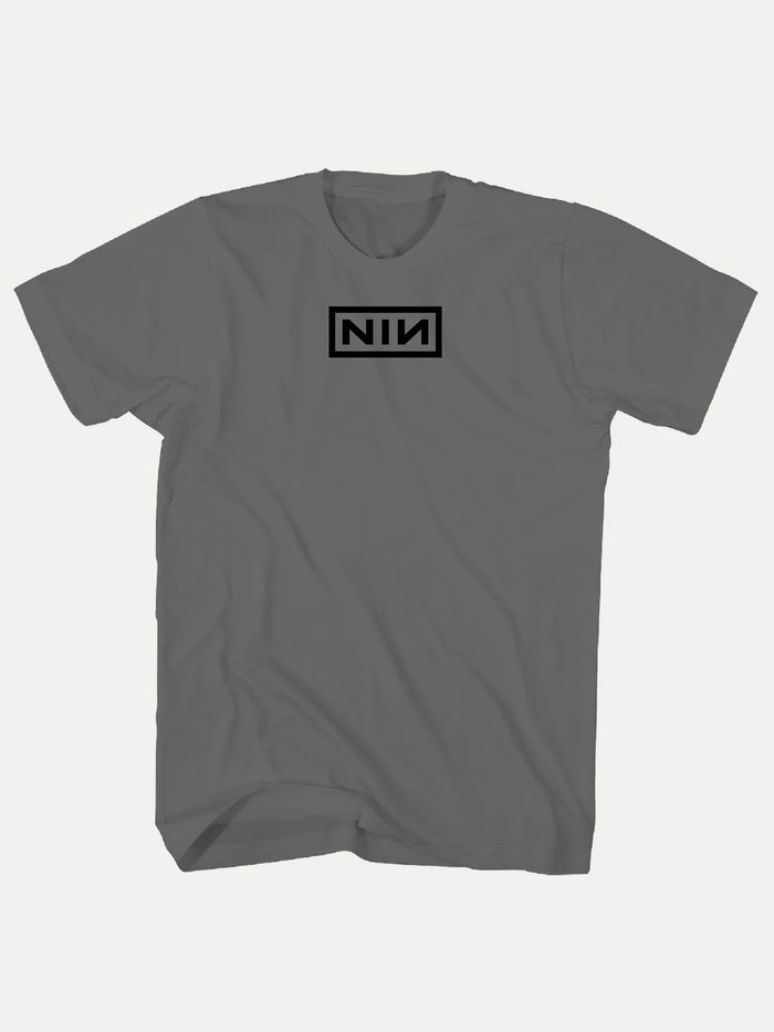 Nine Inch Nails - High Density Logo T-Shirt | Charcoal-Image 4