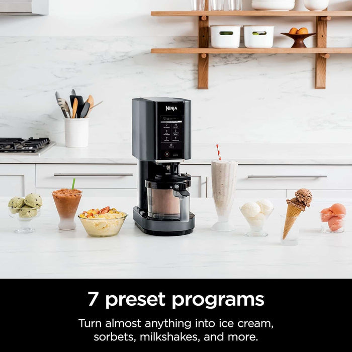 Ninja CREAMi 7-in-1 Ice Cream & Sorbet Maker with Additional Pints