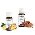 Pain Soothing Combo - Pure Nutmeg Essential Oil (Net Qty: 10 ml) & Ginger Essential Oil (Net Qty: 10 ml)
