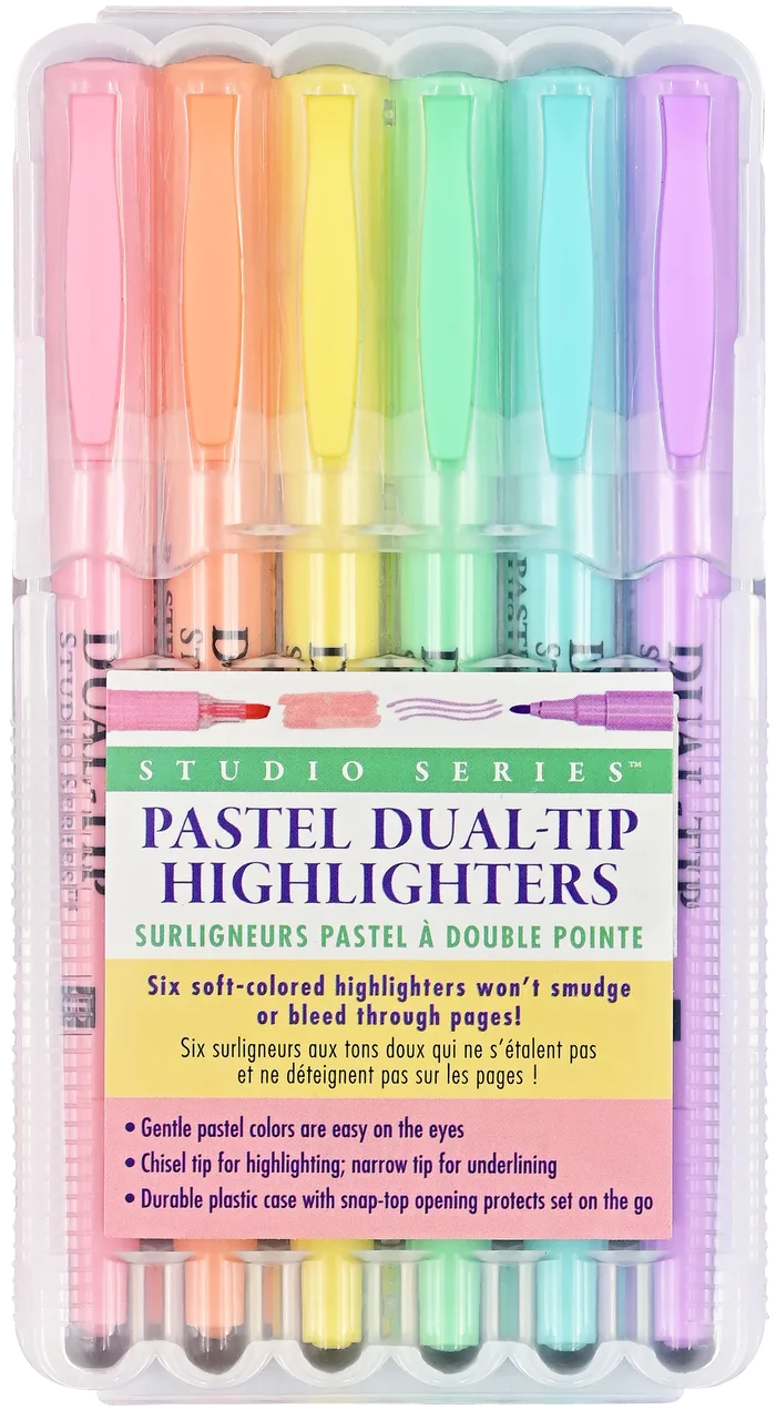 Pastel Dual Tip Highlighters