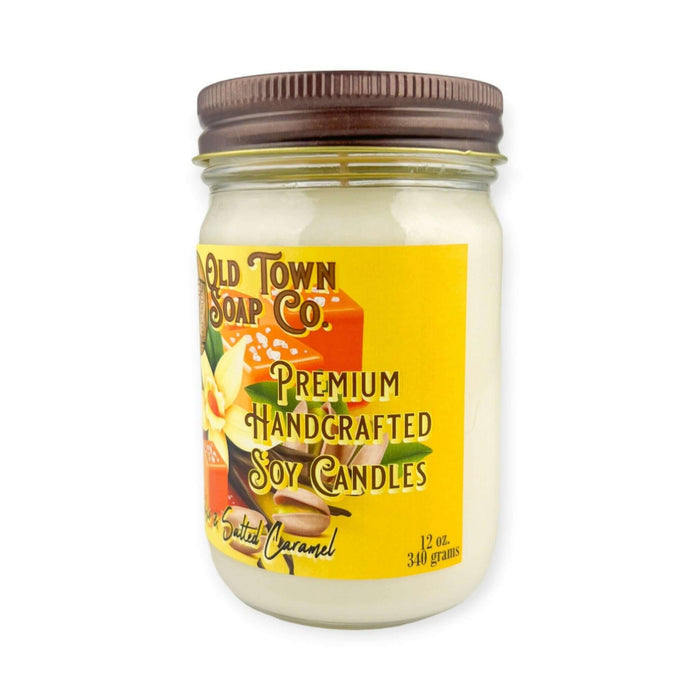 Pistachio & Salted Caramel Candle - Old Town Soap Co.