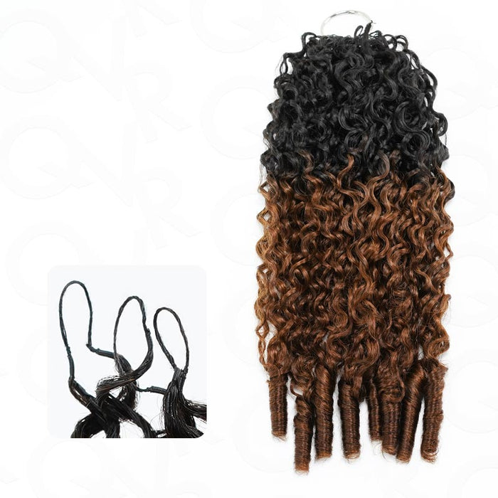 t1b/30 ombred human hair crochet braids, burmese curly crochet hair