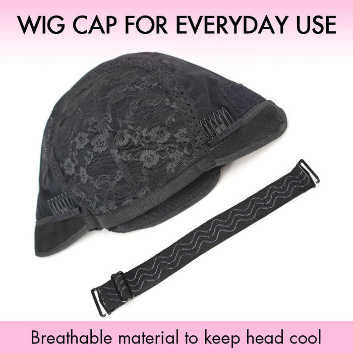 qvr adjustable wig caps for everyone's head size
