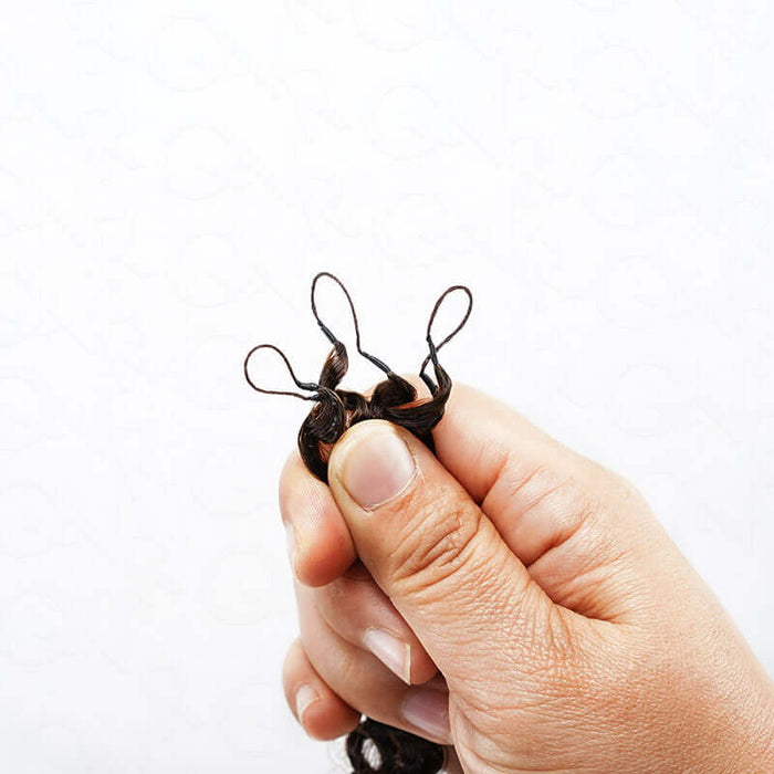 invisible knots desgin of qvr hair crochet hair extensions
