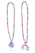 Rainbow Lolly Necklace, 2pcs Assorted