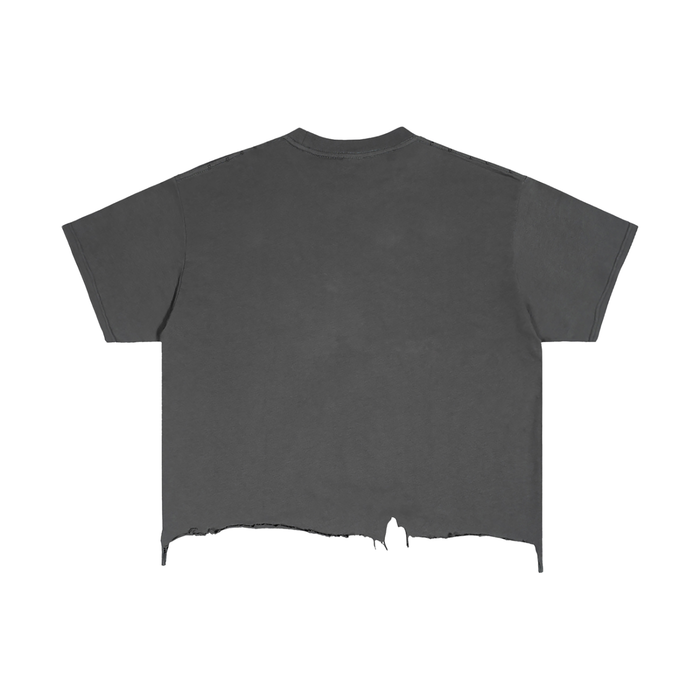 River Birch Crow Tshirt  - In Flight - Distressed T Shirt