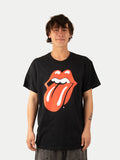 Rolling Stones - Classic Tongue T-Shirt | Black-Image 1