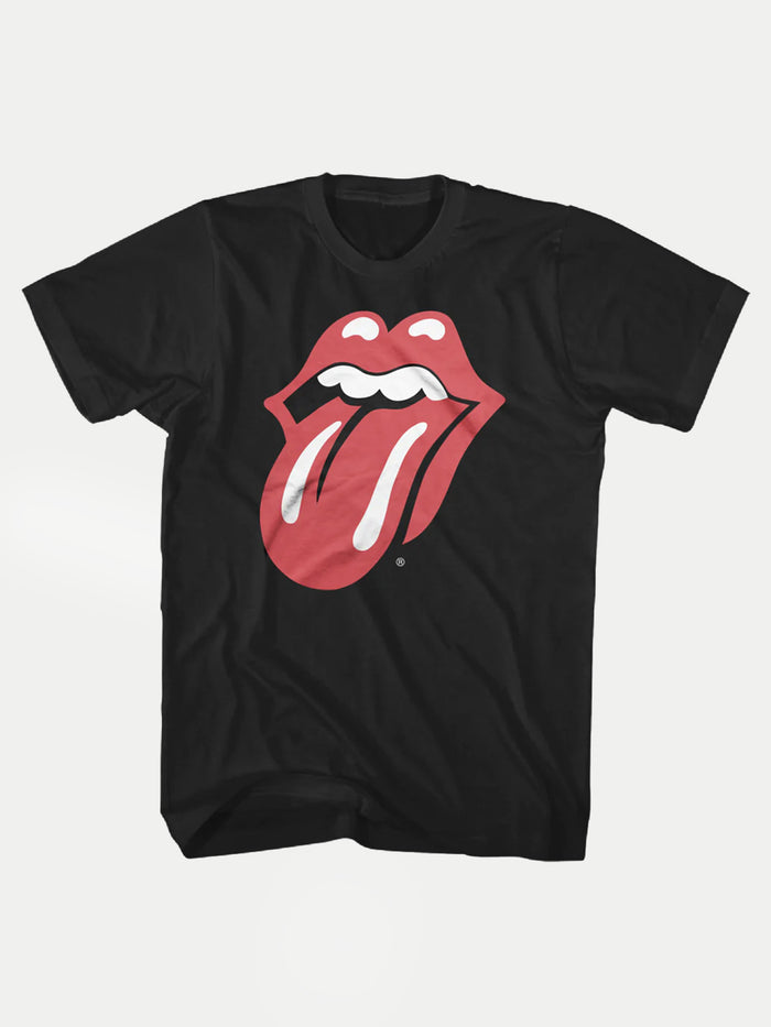 Rolling Stones - Classic Tongue T-Shirt | Black-Image 4