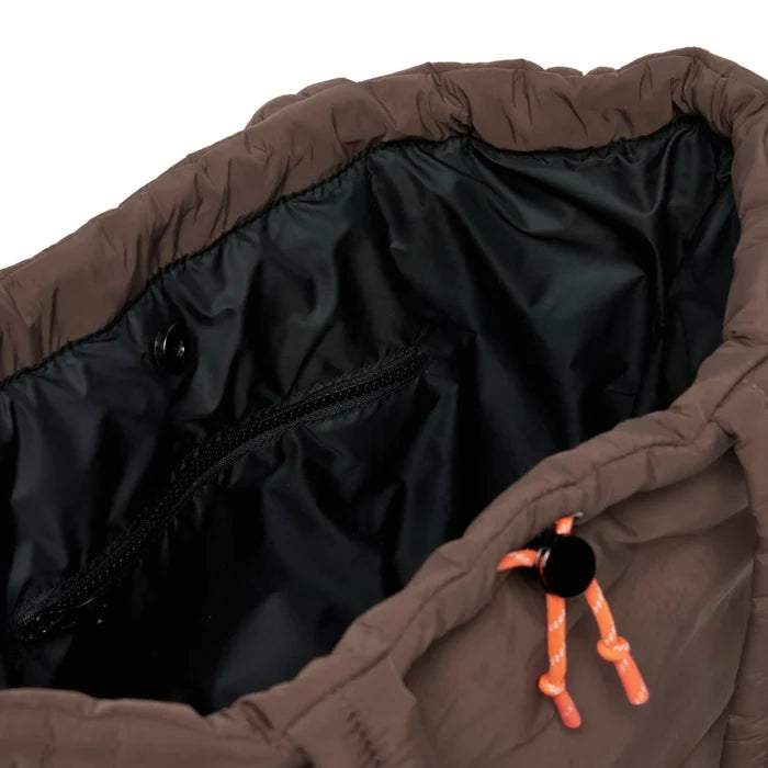 SCRUNCH BASE in Chocolate + Orange by Base Supply