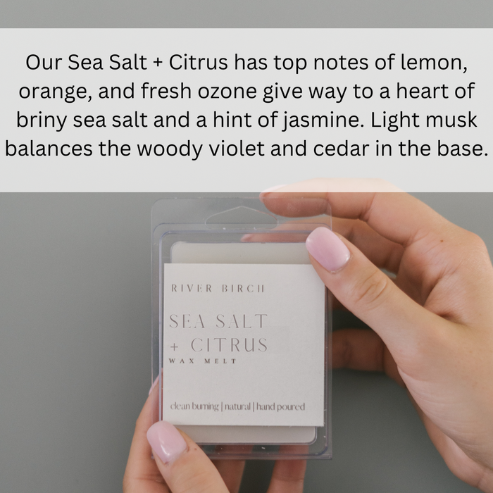 Sea Salt + Citrus -  Wax Melt - Individual