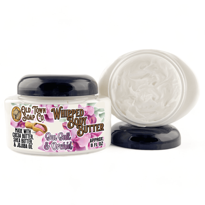 Sea Salt & Orchid Whipped Body Butter - Old Town Soap Co.