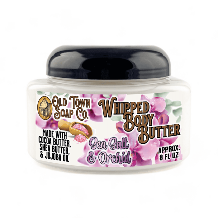 Sea Salt & Orchid Whipped Body Butter - Old Town Soap Co.