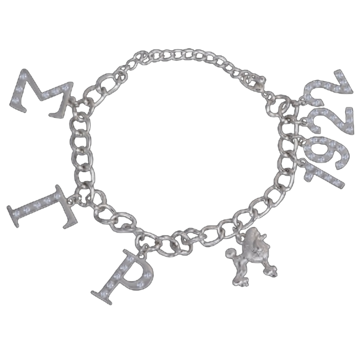 SGRho Rhinestone Charm Bracelet