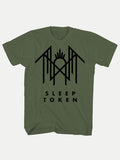 Sleep Token - Logo Symbol T-Shirt | Olive-Image 1