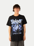 Slipknot - Member Numbers Photo Front and Back Print T-Shirt | Black-Image 1