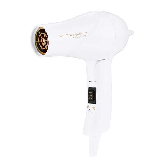 STYLECRAFT PEEWEE 1200 FOLDABLE DRYER # SCPW1200W - Palms Fashion Inc.