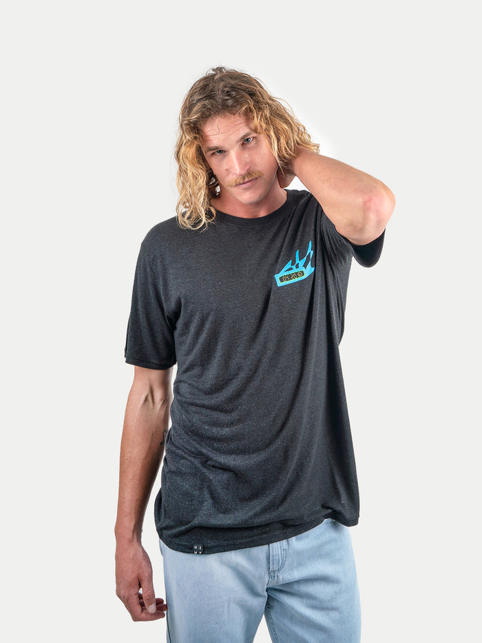 Unisex Organic Hemp Bamboo Print Tee | Kick Ons-Image 1
