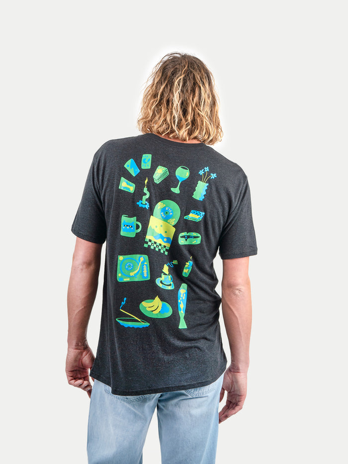 Unisex Organic Hemp Bamboo Print Tee | Kick Ons-Image 5
