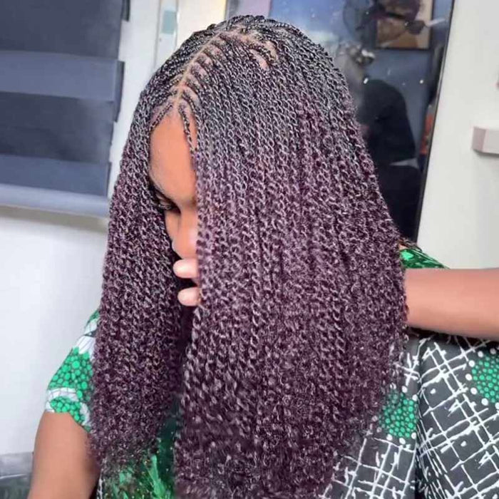 US Only|QVR #1B/99J Afro kinky Bulk Human Hair
