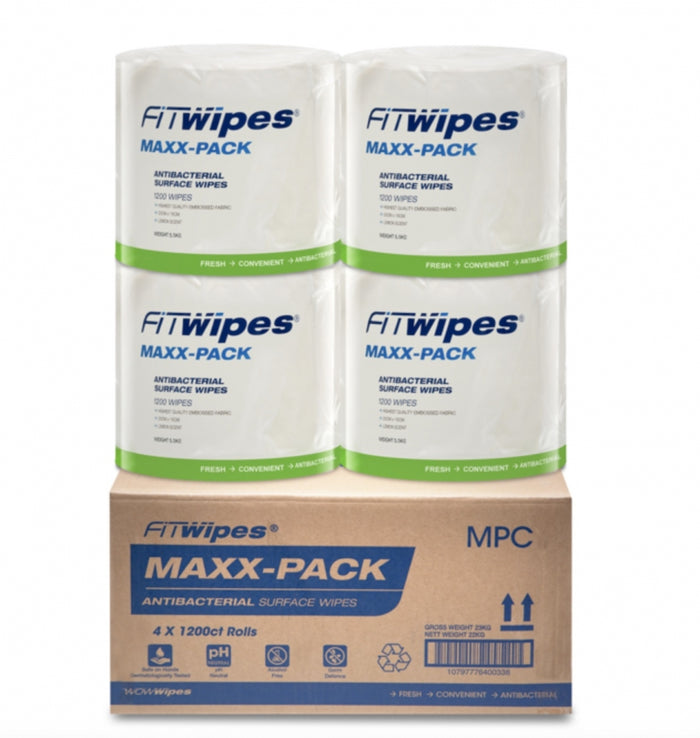 WOW Wipes FiT Wipes Antibacterial Surface Wipes