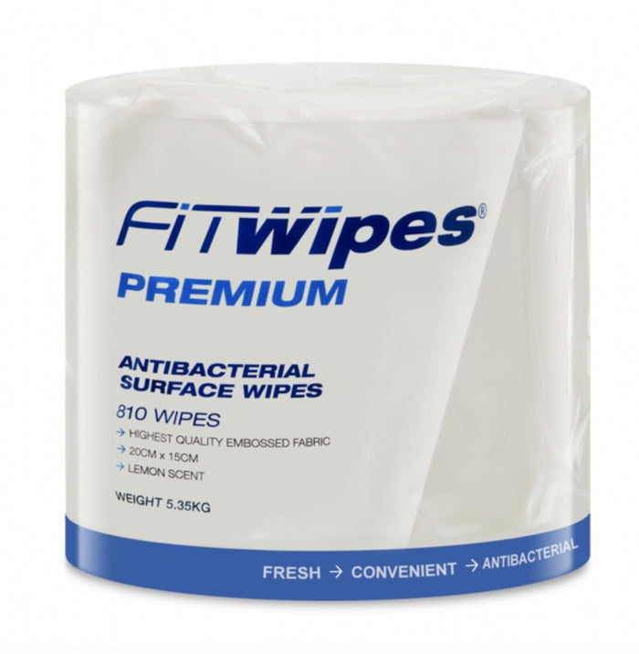 WOW Wipes FiT Wipes Premium Antibacterial Surface Wipes