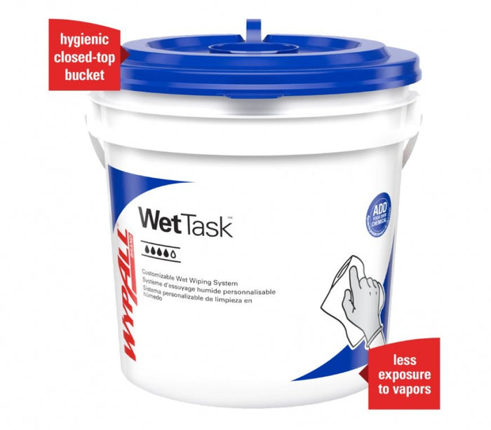Wypall Wettask 6411 Critical Clean Wipers with Bucket